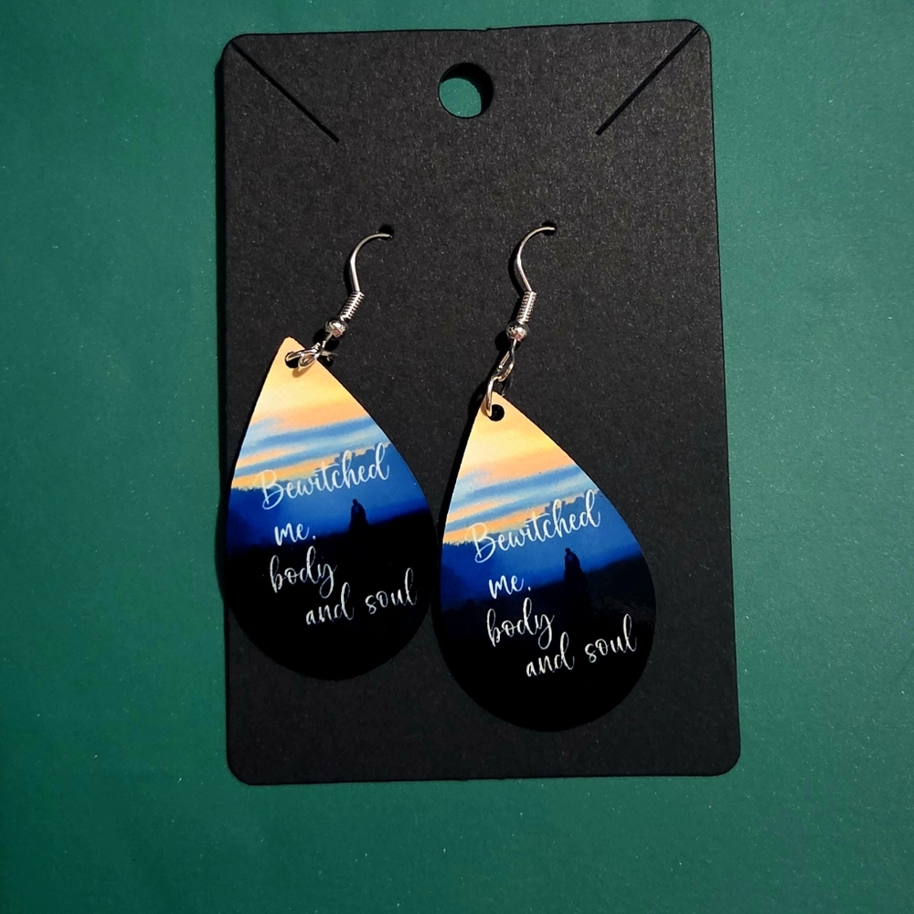 Pride and Prejudice Earrings: Mr. Darcy